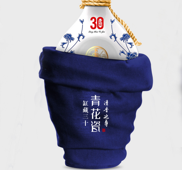 青花瓷-白酒包裝設計