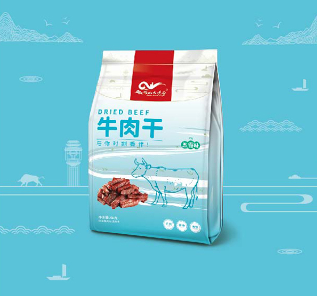 巴山大峽谷-牛肉干包裝設計